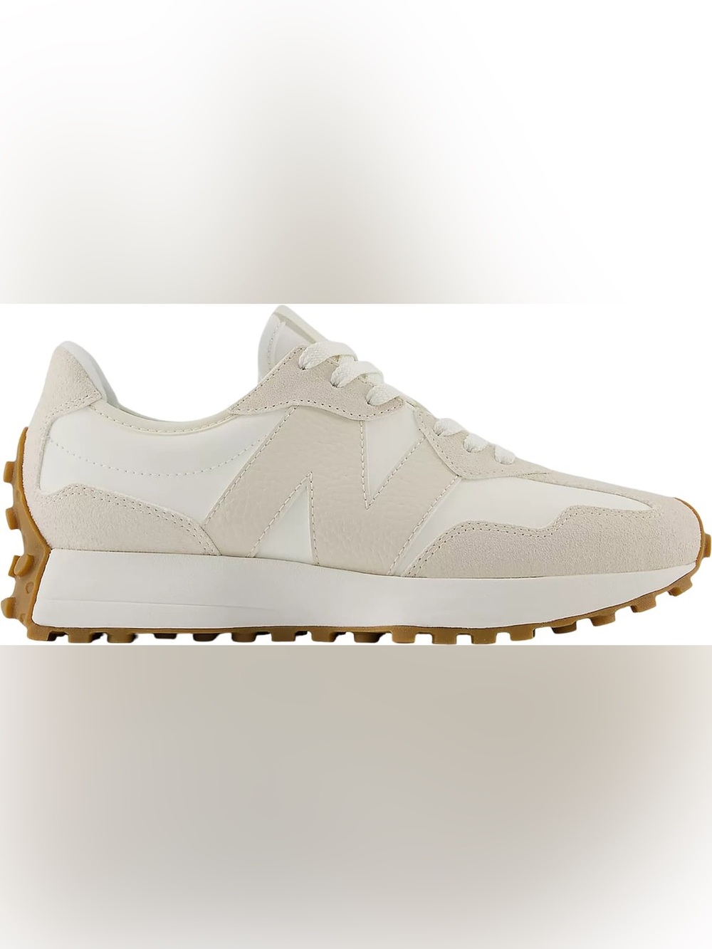 New Balance Women's 327 Sneakers - Beige & White - Size 8